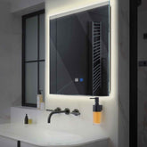 Espejo LED Cuadrado | Botones táctiles | Función antivaho | Luz blanca neutra - Reyze Seria Edge Model 5